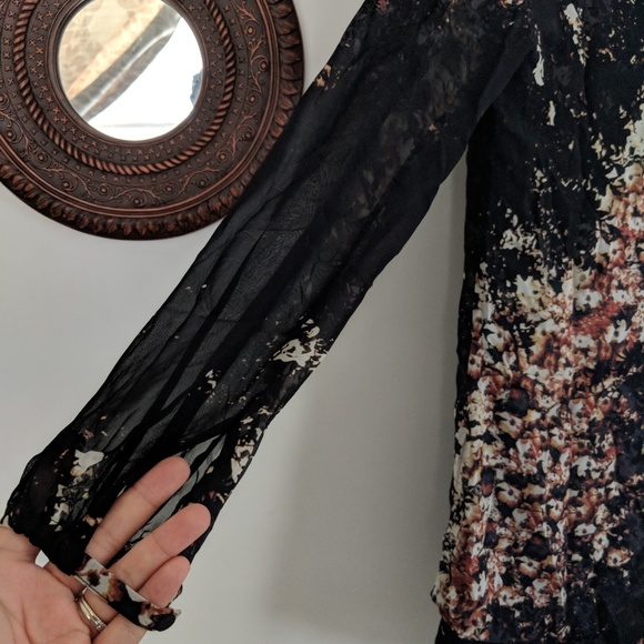 Intermix tunic sheer double lined top or dress - Picture 5 of 8